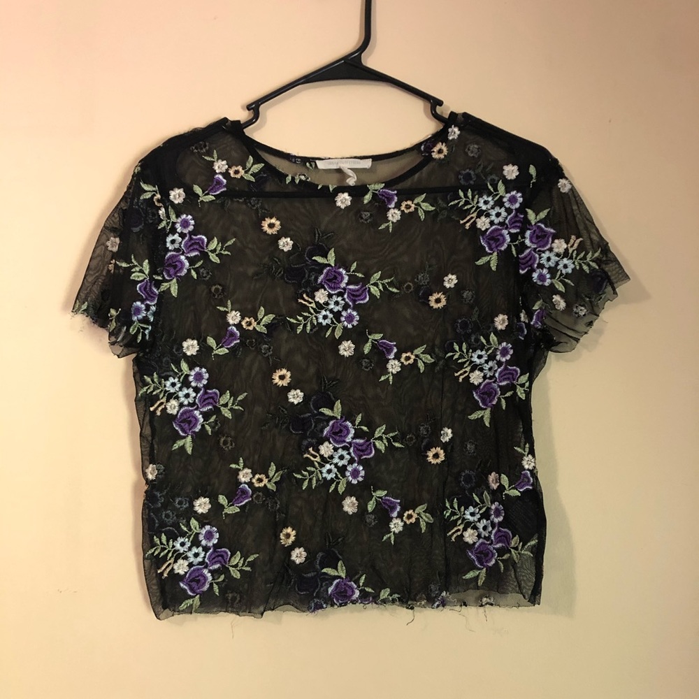 Urban Outfitters Mesh Crop Top